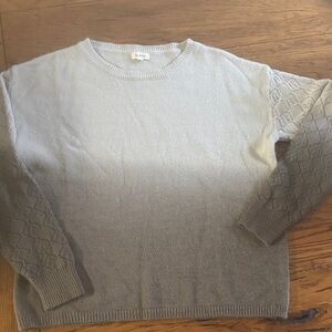 LA MIEL Gray Knit Sweater